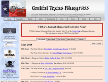 Tablet Screenshot of centraltexasbluegrass.org